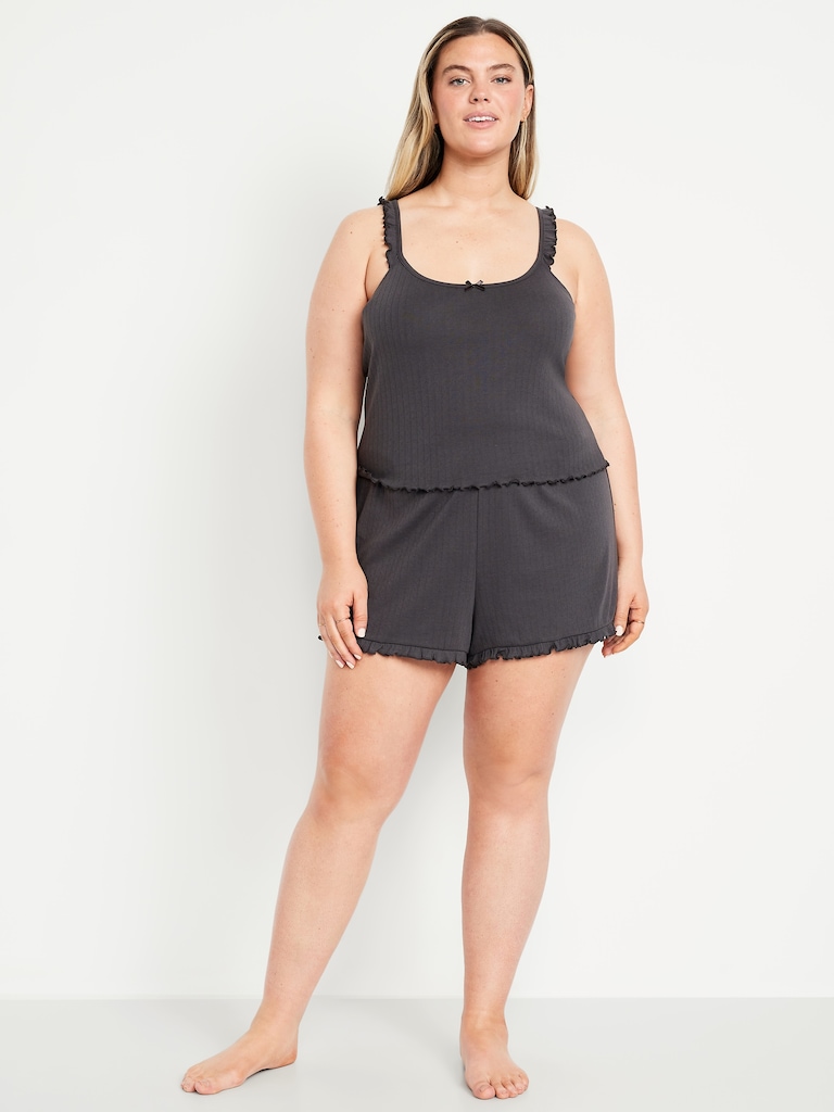 Pointelle Pajama Short Set