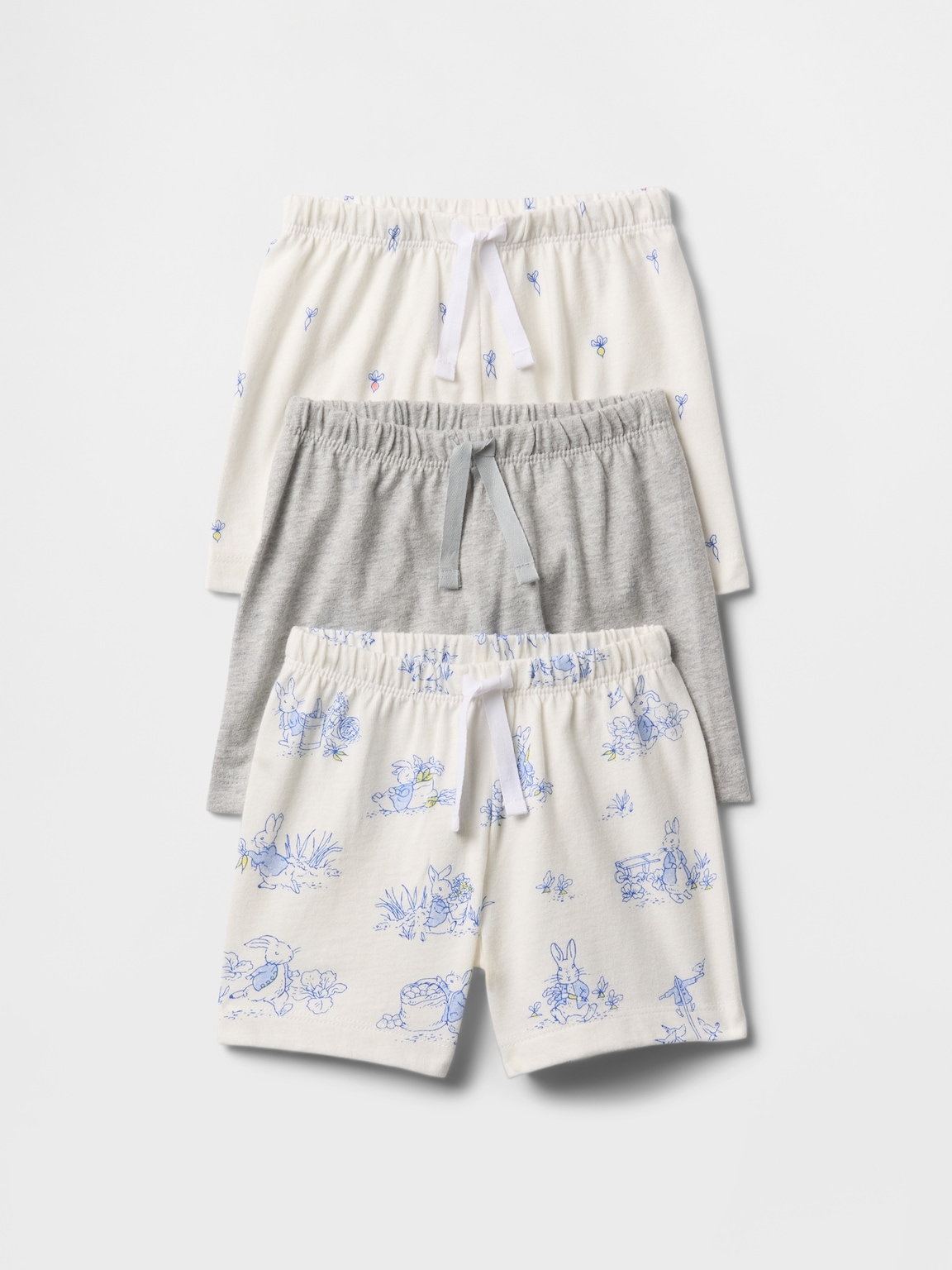 Baby Peter Rabbit™ First Favorites Organic Cotton Pull-On Shorts (3-Pack)