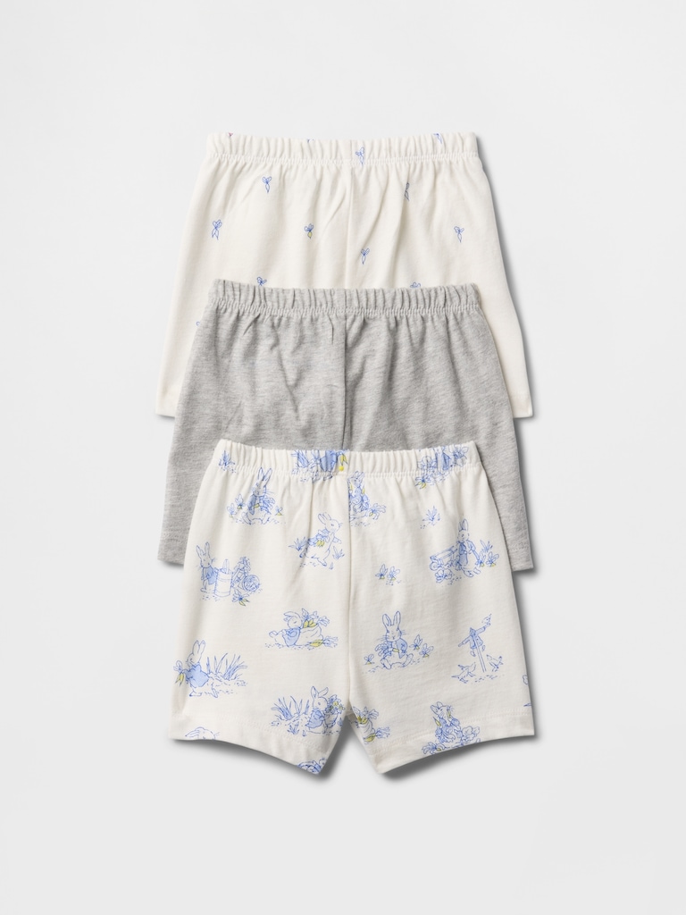 Baby Peter Rabbit™ First Favorites Organic Cotton Pull-On Shorts (3-Pack)