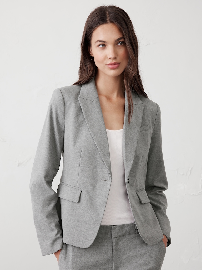 Stretch Twill Classic Blazer