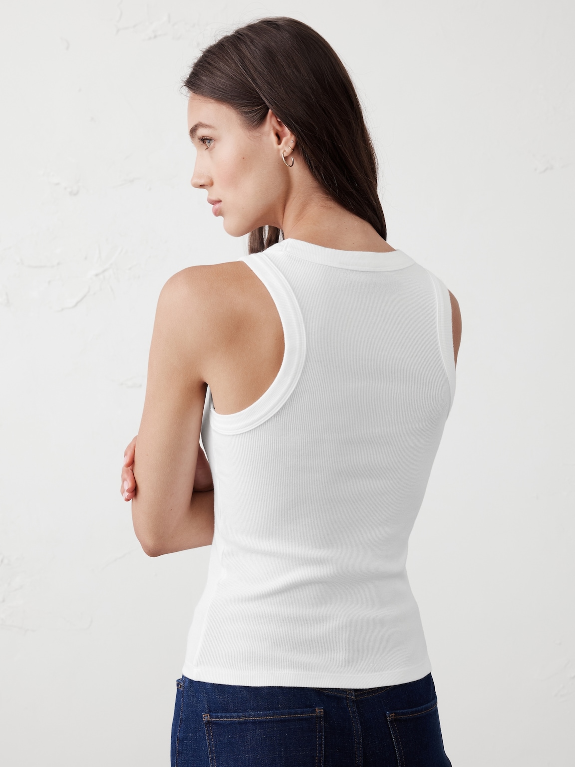 Ribbed Racer Tank