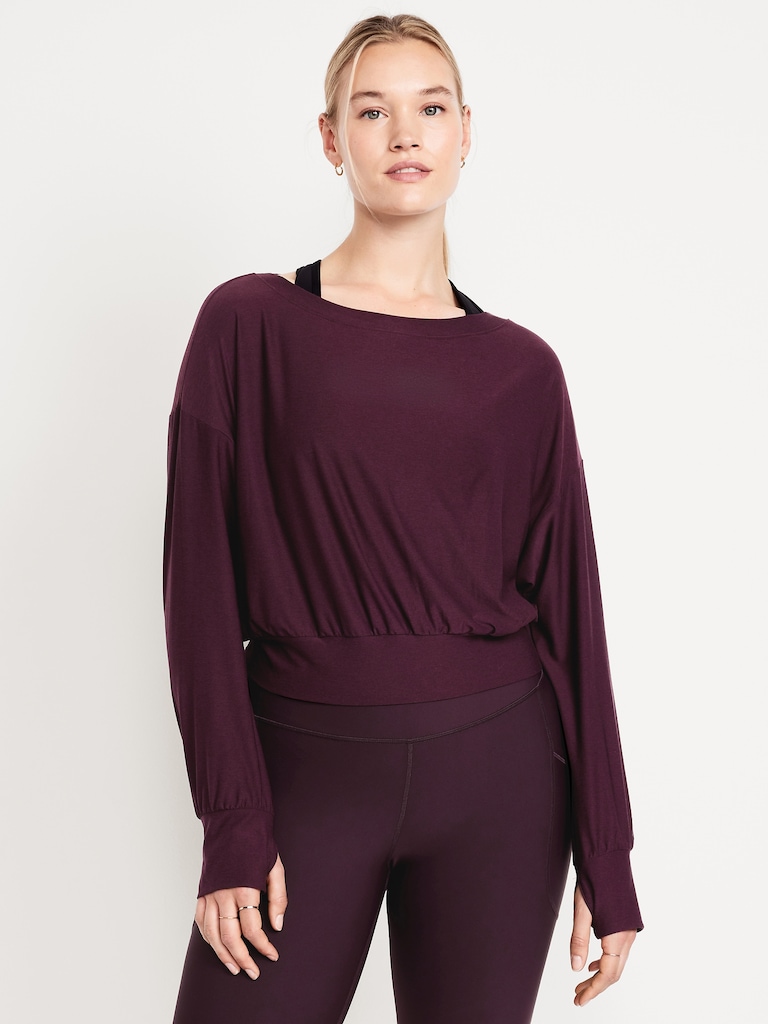 Haut à encolure bateau NuageSport