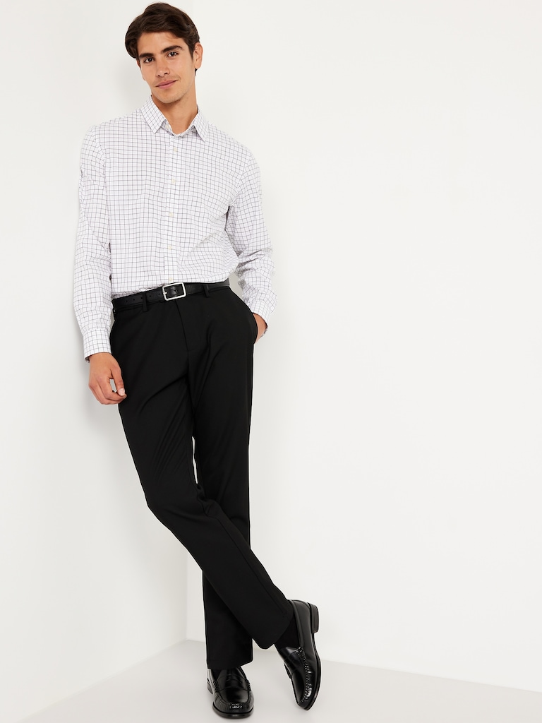 Athletic-Fit Twill Dress Pants