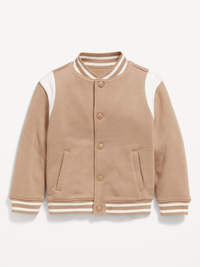 Fleece Bomber Jacket for Toddler Boys