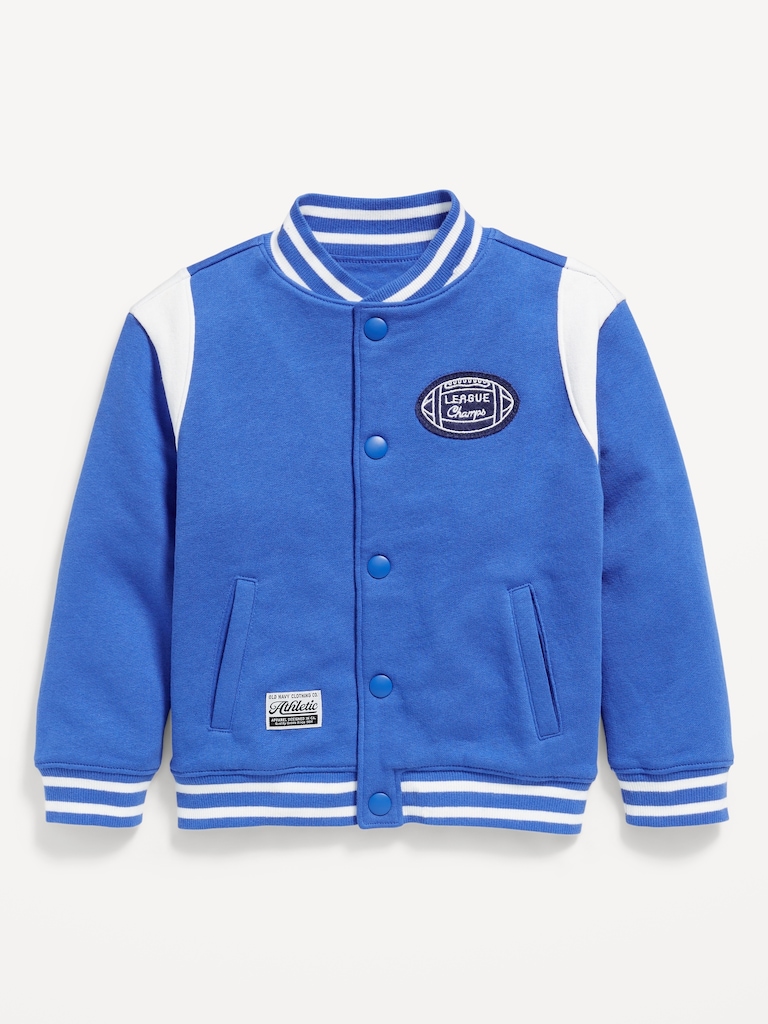 Fleece Bomber Jacket for Toddler Boys