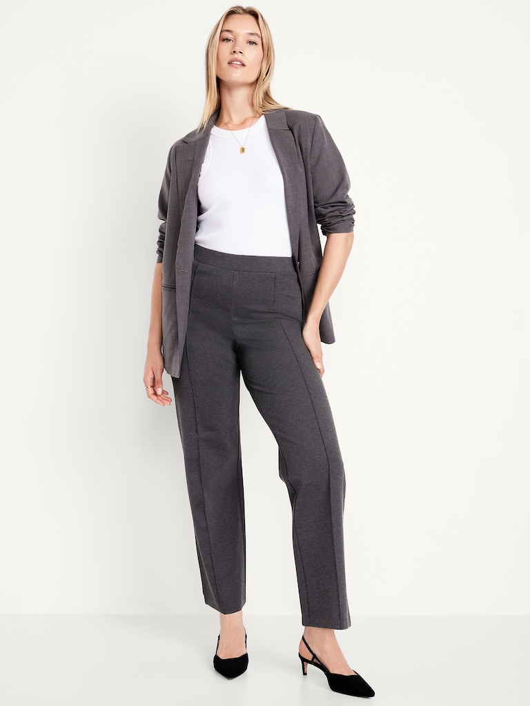 Extra High-Waisted Stevie Straight Pants