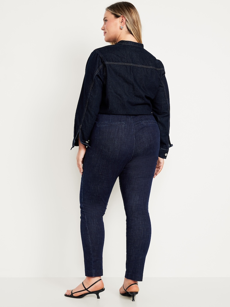 High-Waisted Pixie Skinny Ankle Pants