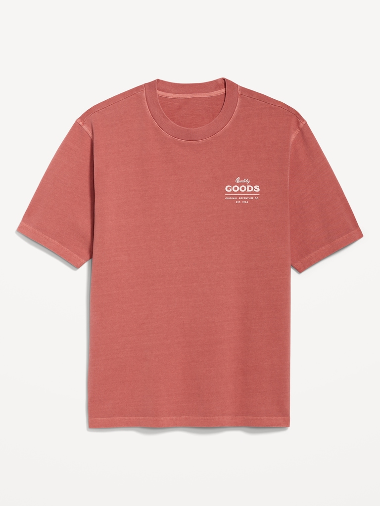 Heavyweight Crew-Neck Graphic T-Shirt