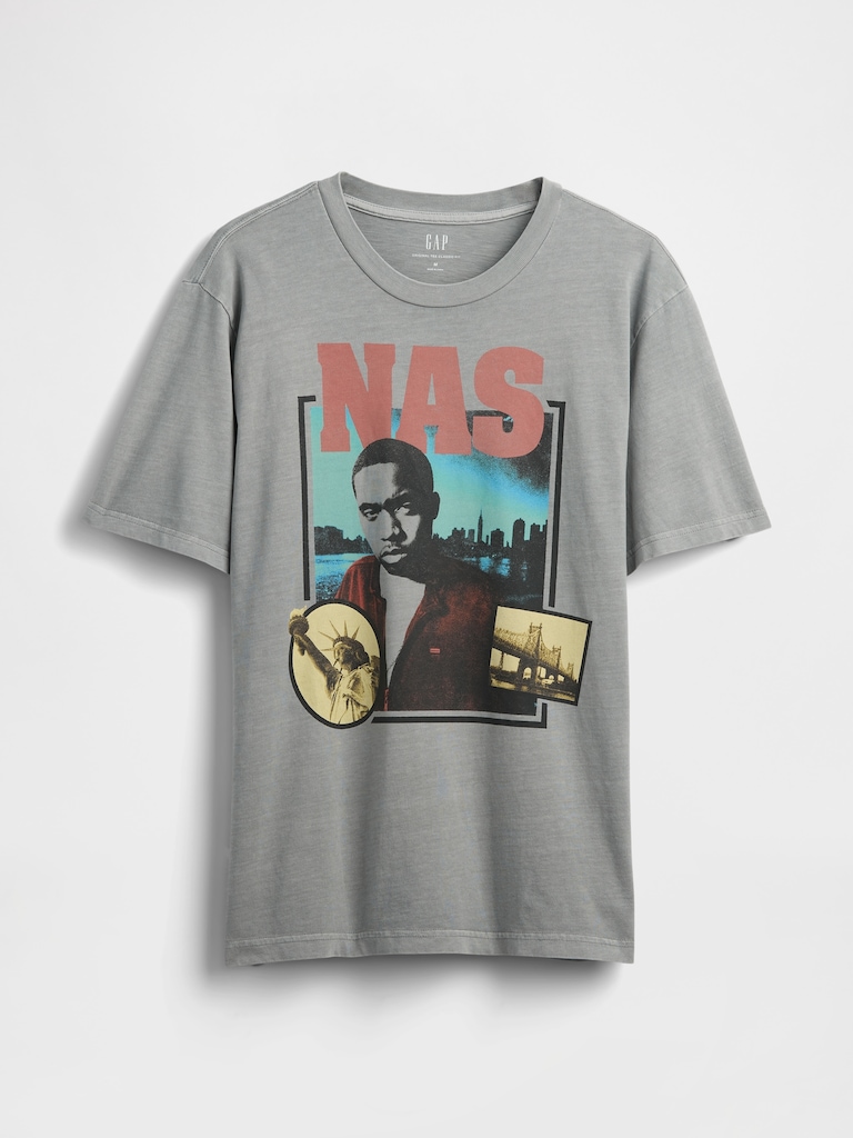 Nas Relaxed Graphic T-Shirt