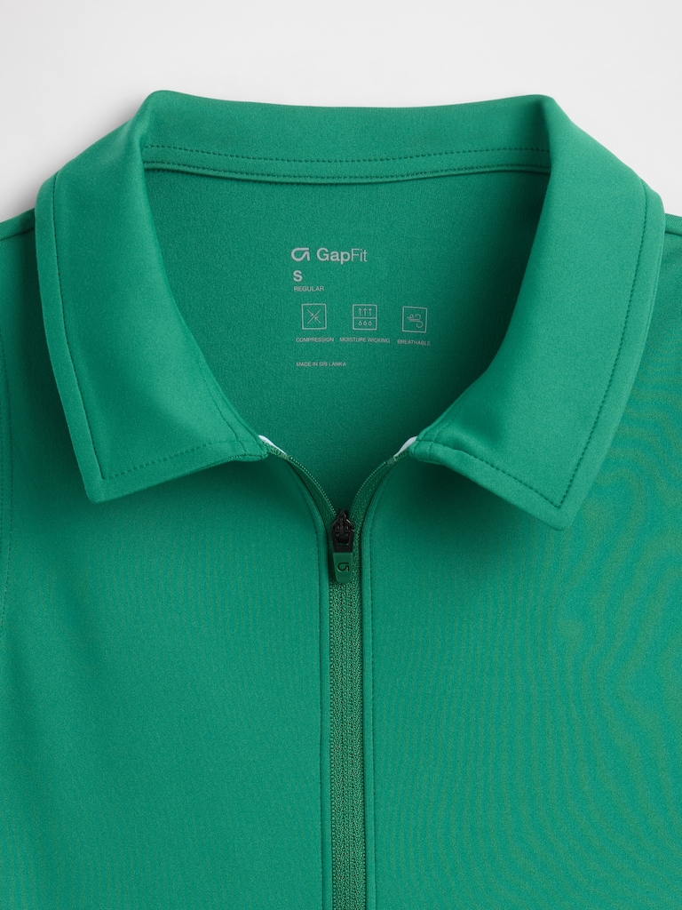 GapFit Power Zip Polo Dress