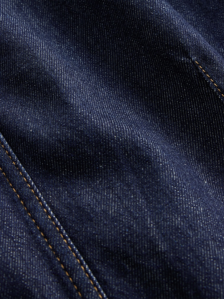 Denim Crop Shell Tank Top
