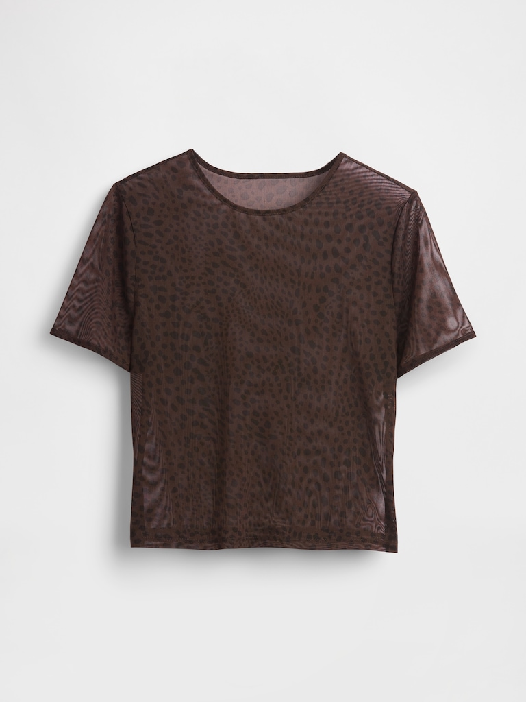 Mesh Crop T-Shirt