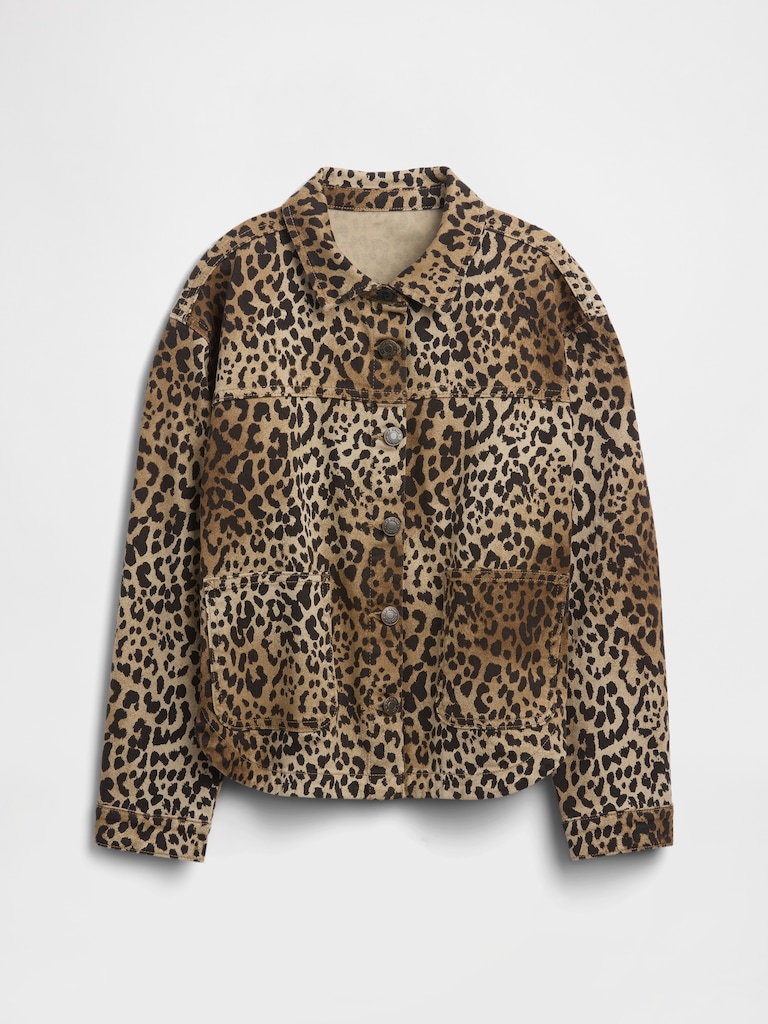 Kids Relaxed Denim Shirt Jacket