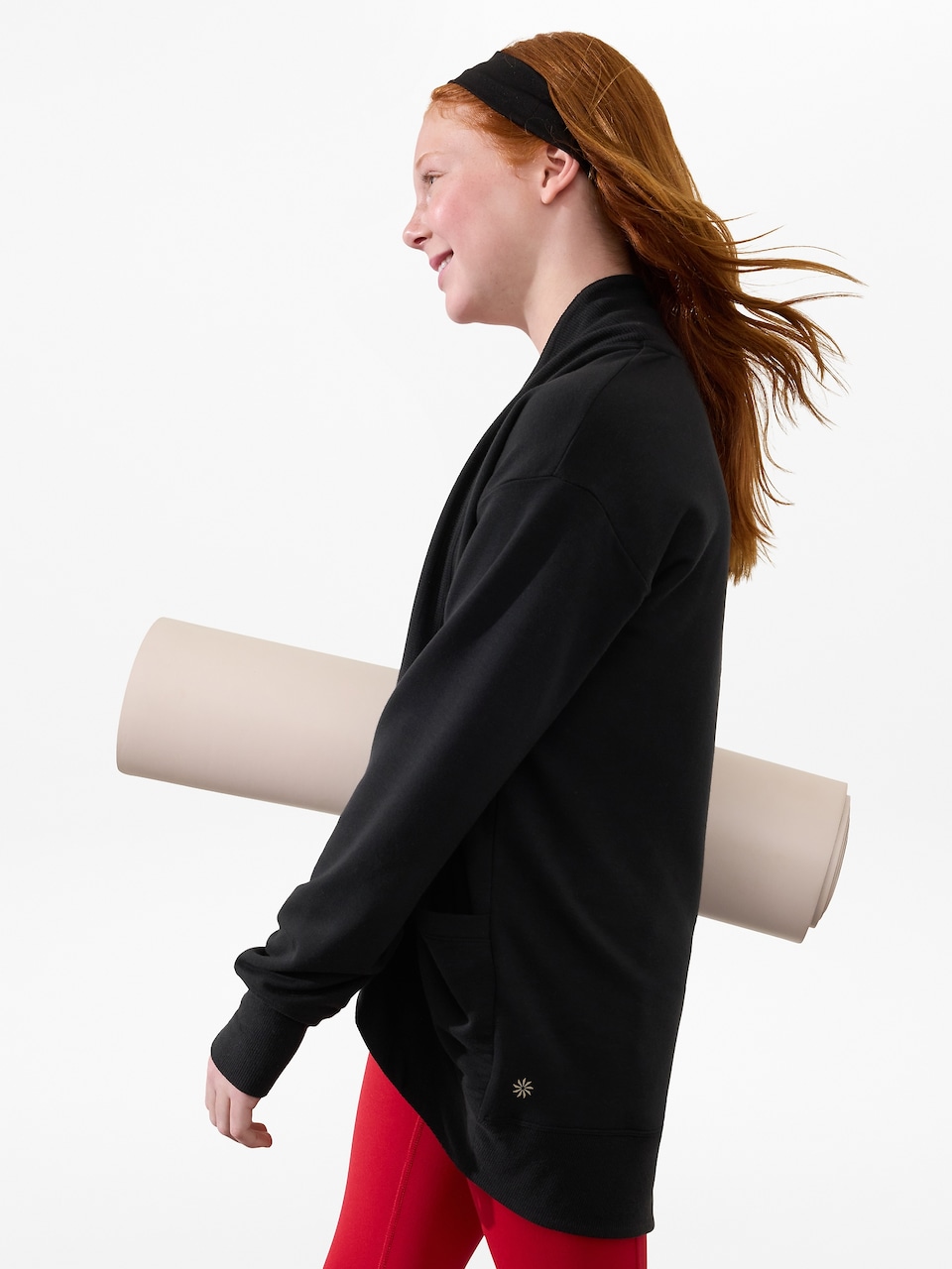 Athleta Girl Wrap 'n Roll Cardigan