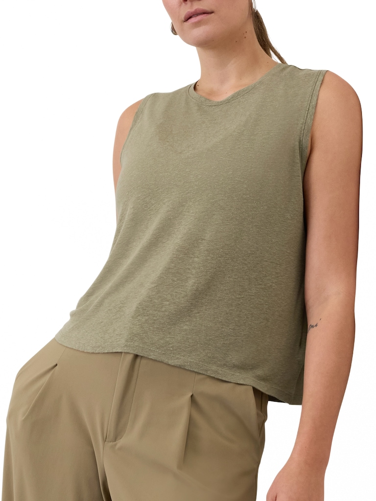 Getaway Linen Blend Muscle Tank
