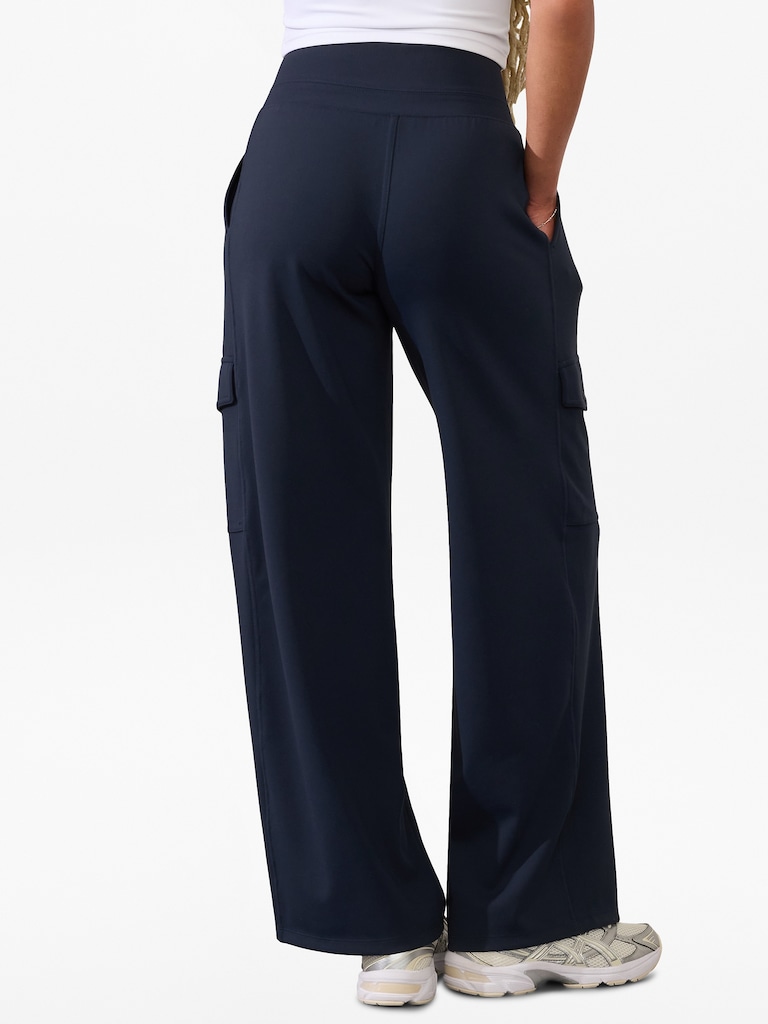 Venice High Rise Wide Leg Cargo Pant