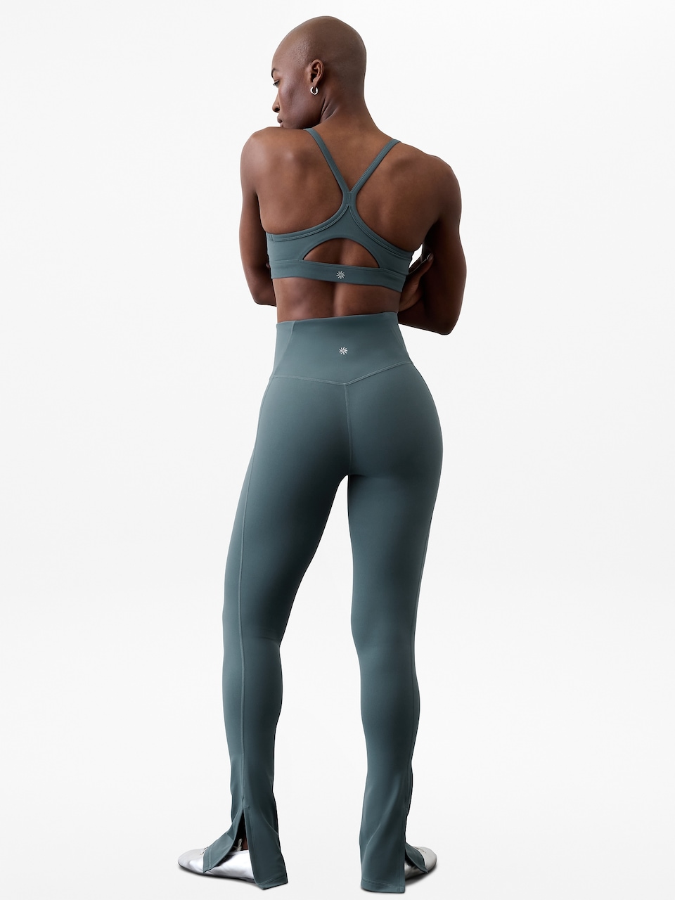 Elation Ultra High Rise Split Slim Flare Pant