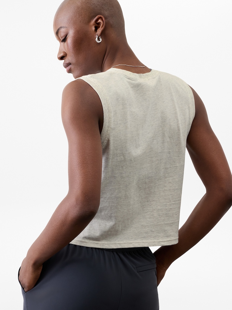True Cotton Crop Tank