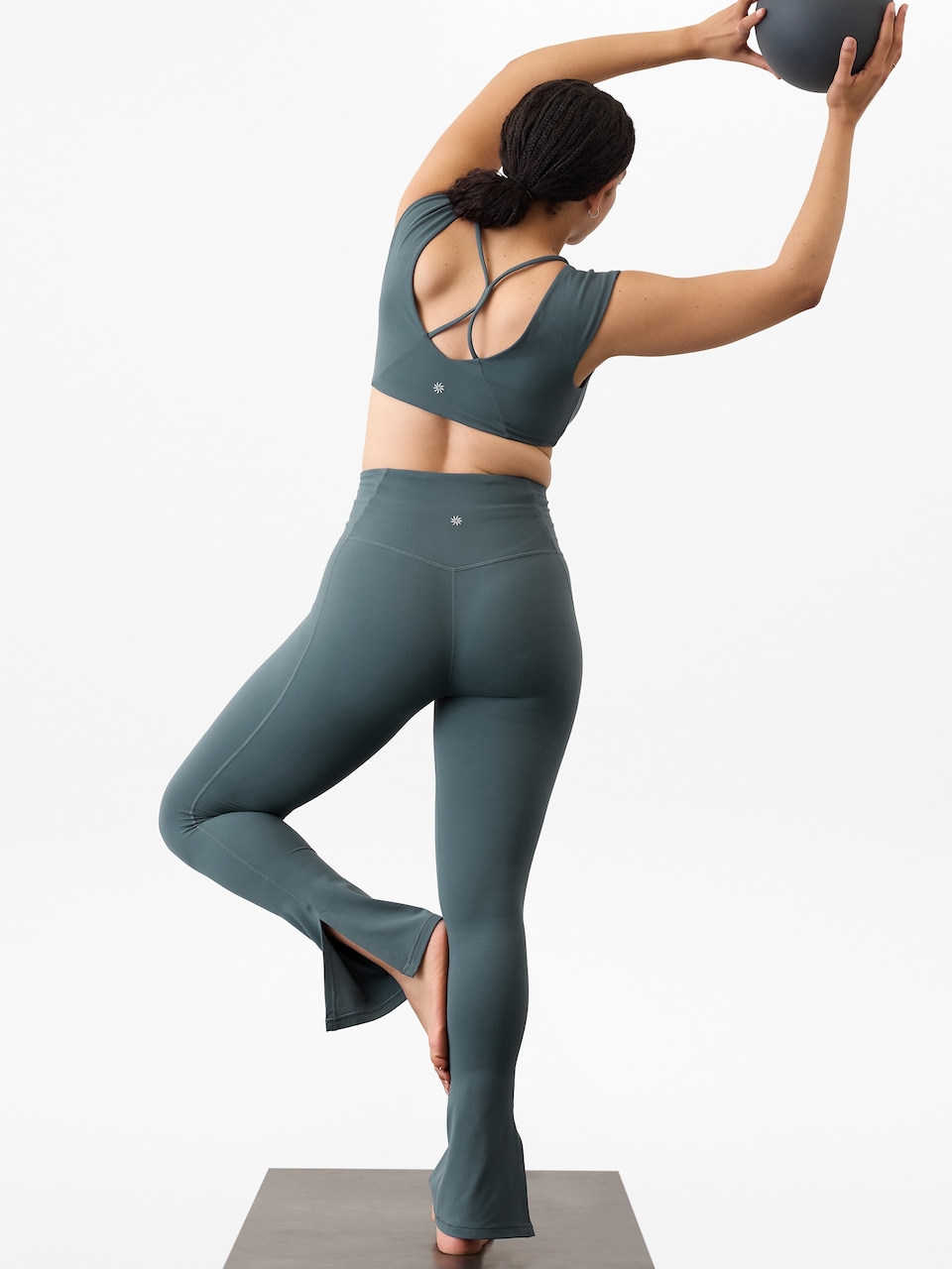 Elation Ultra High Rise Split Slim Flare Pant