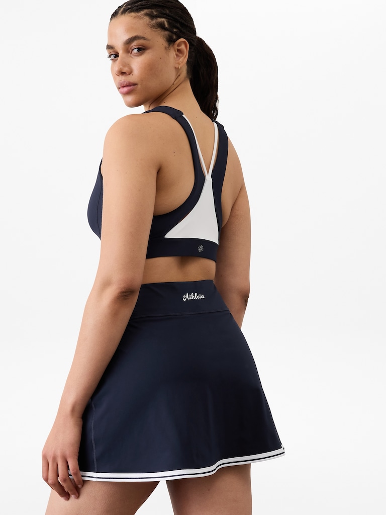 Crosscourt High Rise Tipped 14" Skort