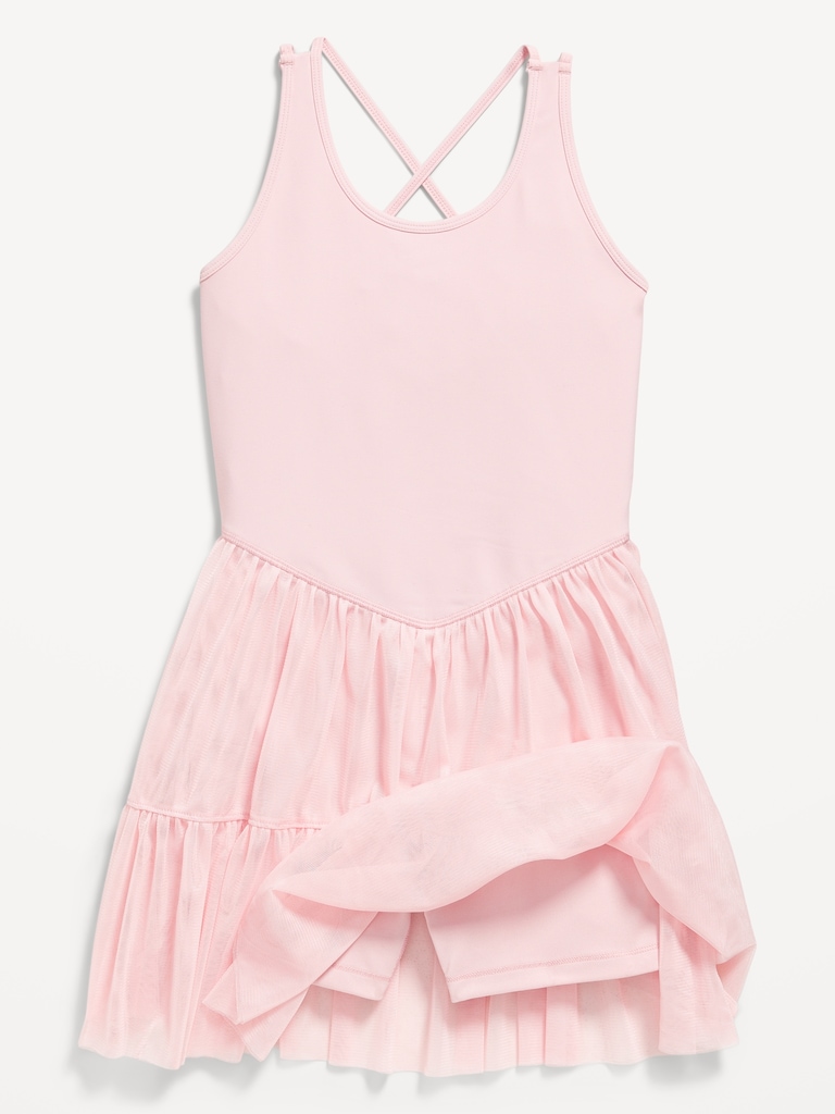 PowerSoft Sleeveless Tutu Athletic Dress for Girls