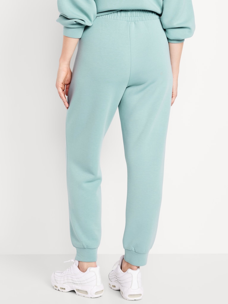High-Waisted Bounce Fleece Jogger Sweatpants