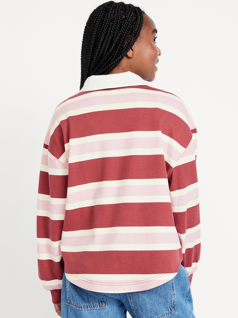 Oversized Rugby Polo Shirt for Girls