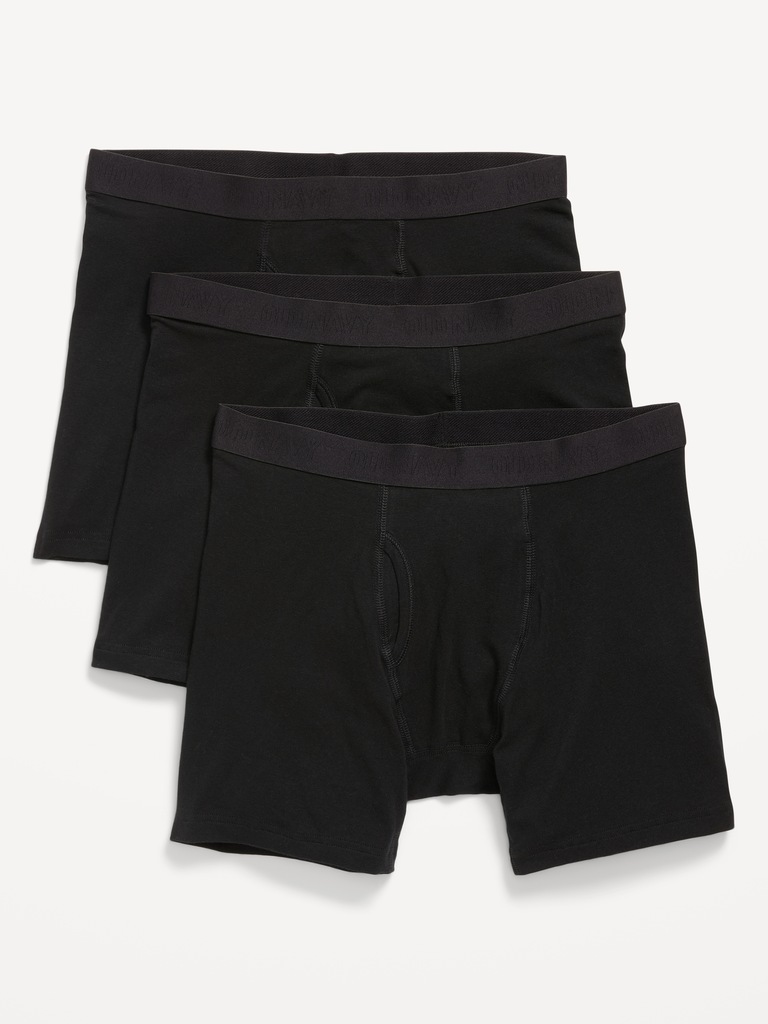 3-Pack Soft-Washed Boxer Briefs -- 6.25-inch inseam