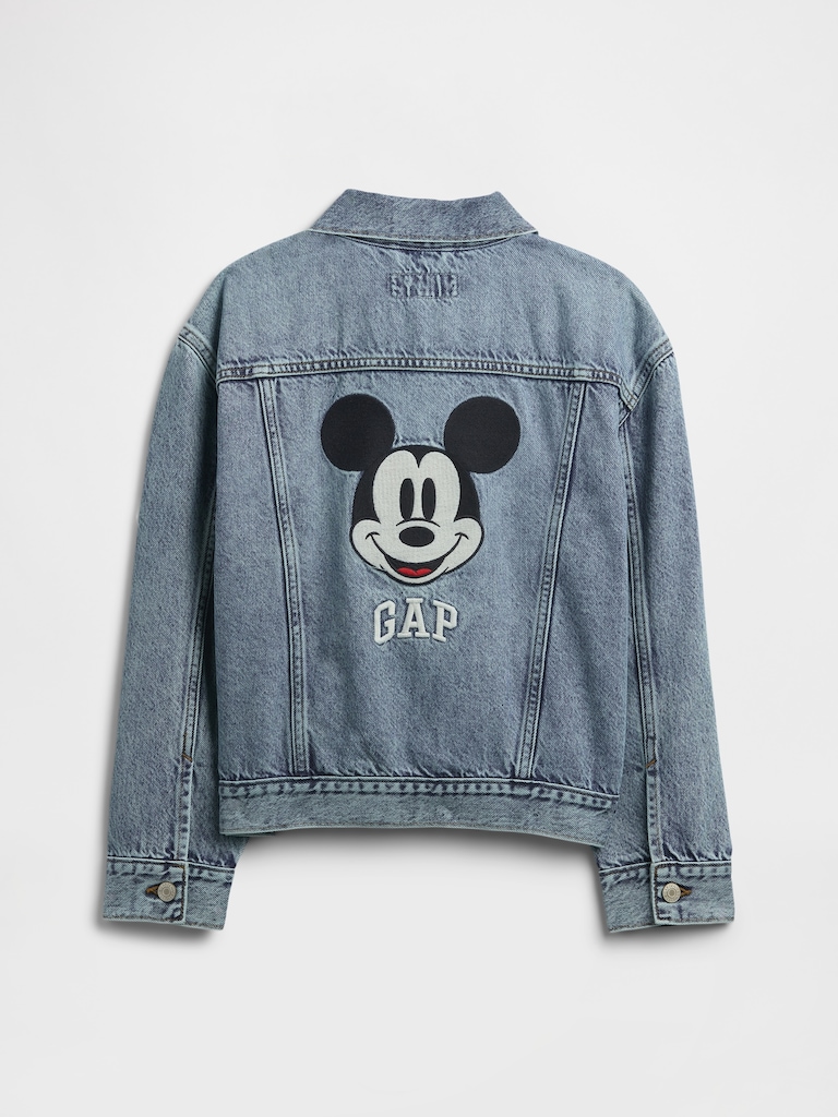 GapKids × Disney Mickey Mouse Relaxed Icon Denim Jacket