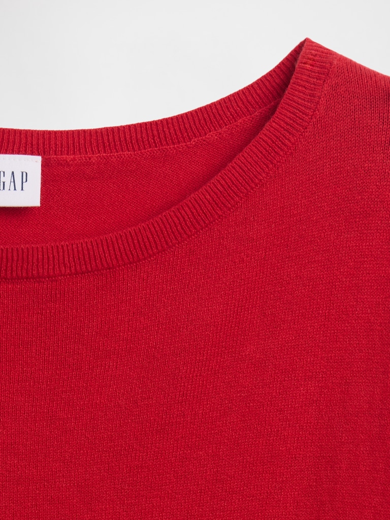 Relaxed Boatneck Sweater