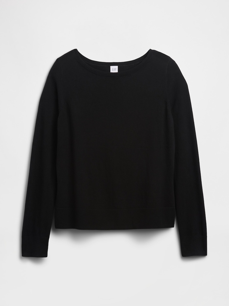 Relaxed Boatneck Sweater