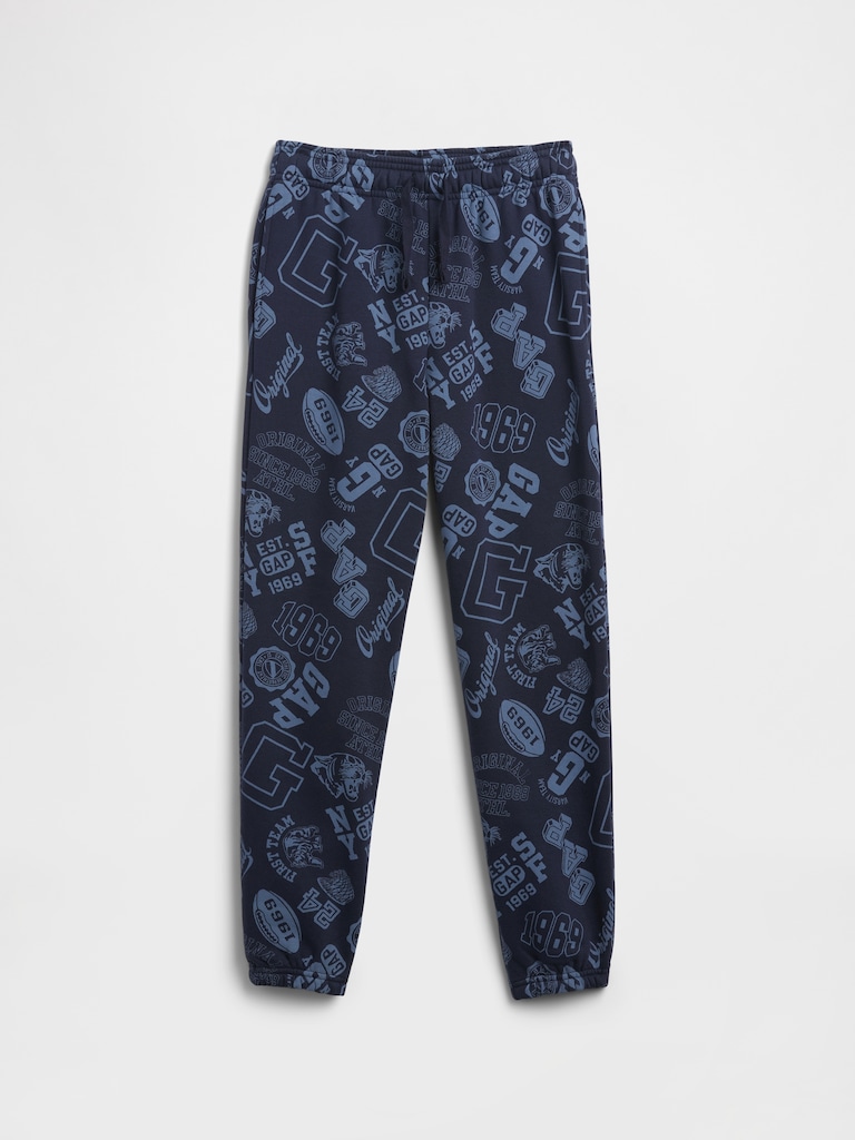 Kids Relaxed Gap Print Joggers