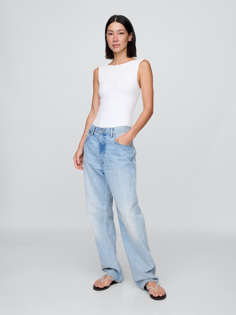 CloseKnit Jersey Boatneck Bodysuit