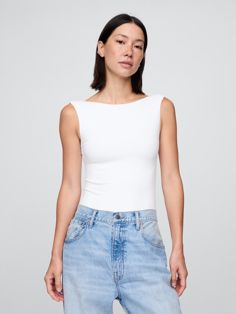 CloseKnit Jersey Boatneck Bodysuit