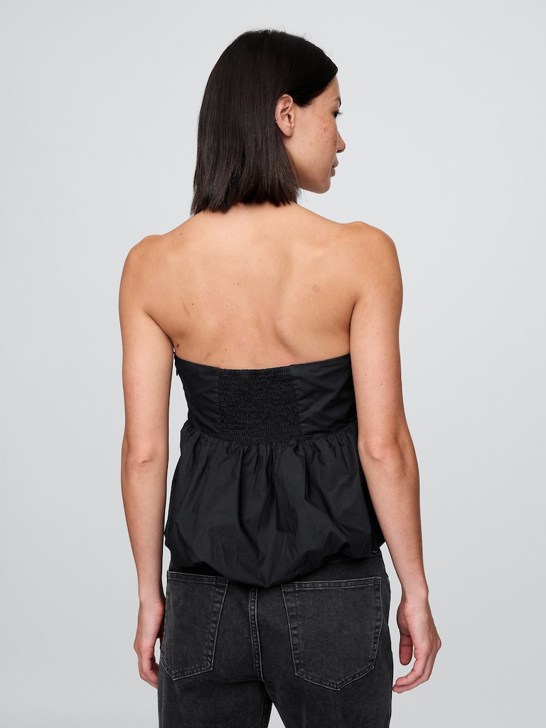 Poplin Bubble Top