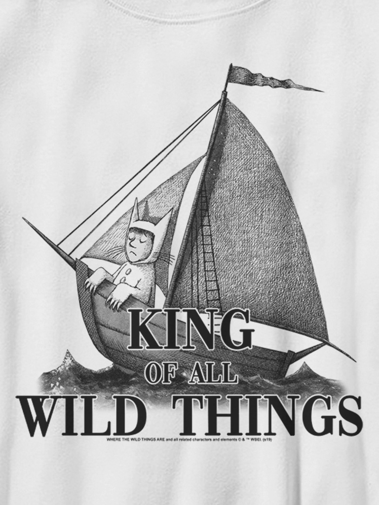 Where The Wild Things Are King Of All The Wild Things Gender-Neutral Graphic T-Shirt for Kids