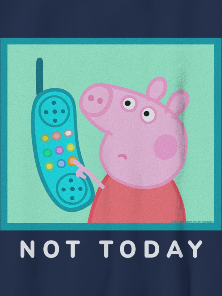 Peppa Pig Hang Up Meme Gender-Neutral Graphic T-Shirt for Kids