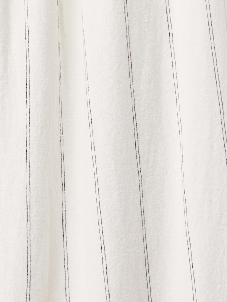 365 High Rise Linen-Blend Trousers