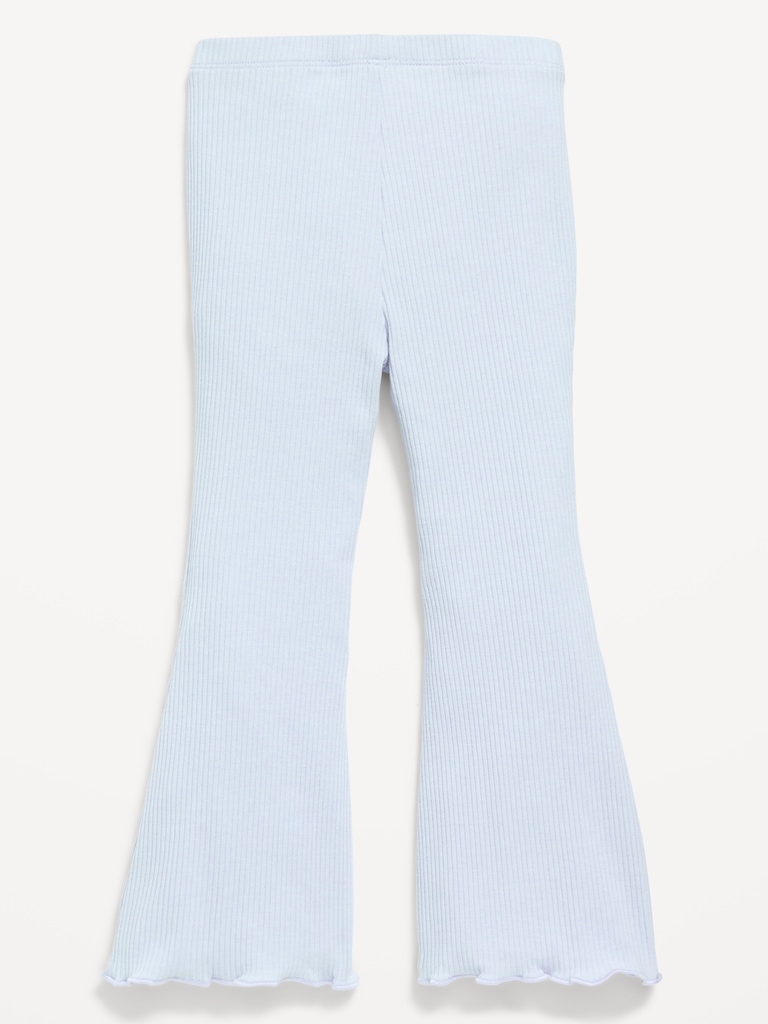 Ribbed Flare-Leg Leggings for Toddler Girls