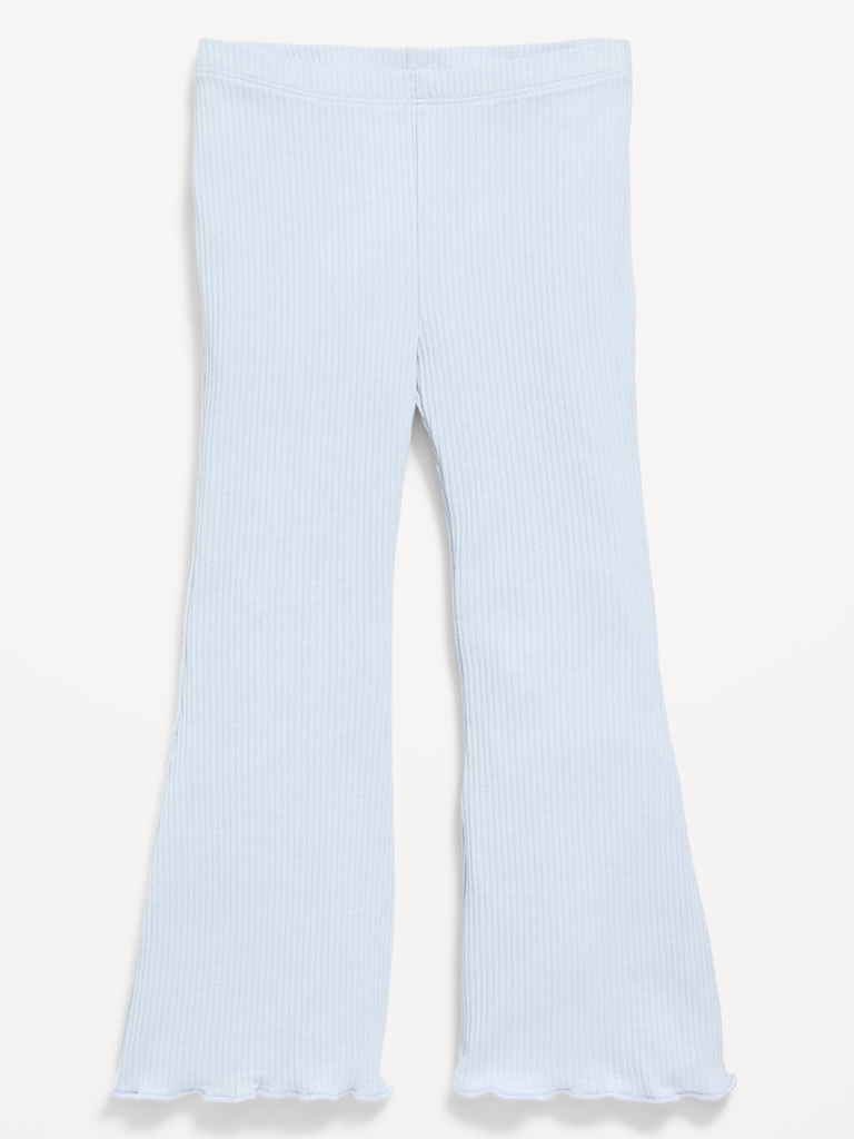 Ribbed Flare-Leg Leggings for Toddler Girls