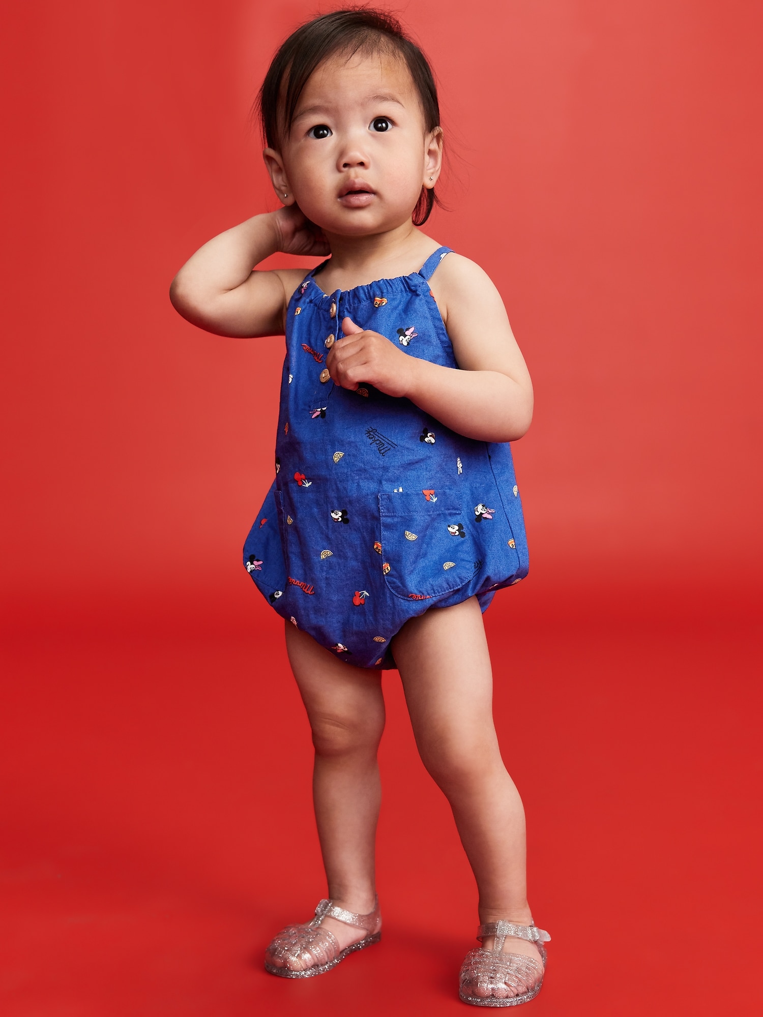 Old Navy x Disney© Sleeveless Linen-Blend Top for Toddler Girls