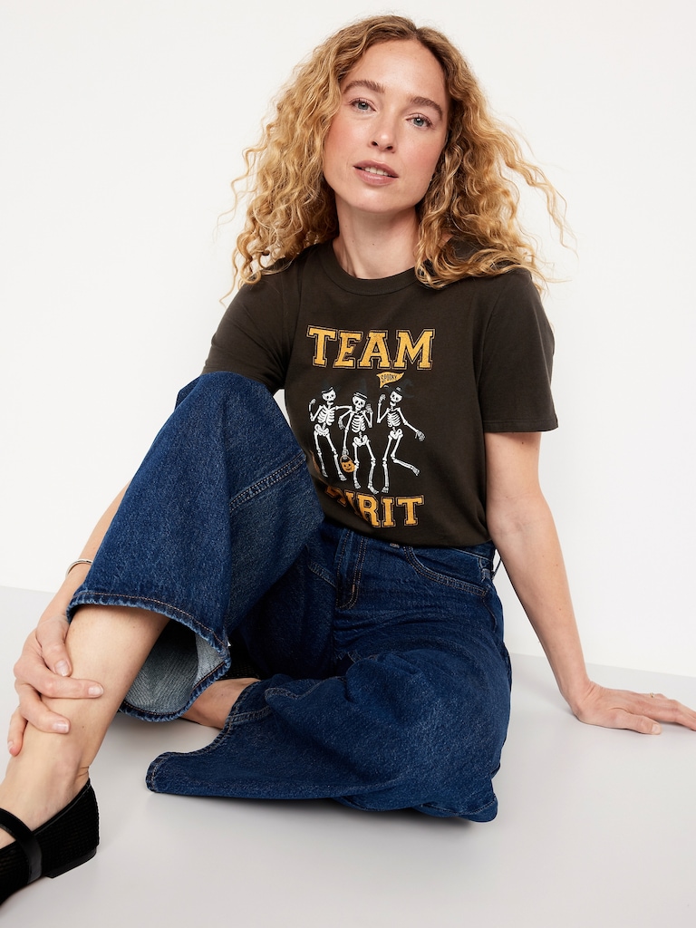 EveryWear Crew-Neck Graphic T-Shirt