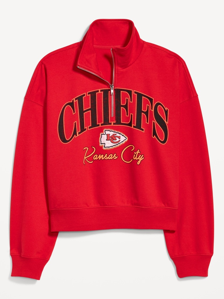 Kansas City Chiefs Half-Zip Sweatshirt