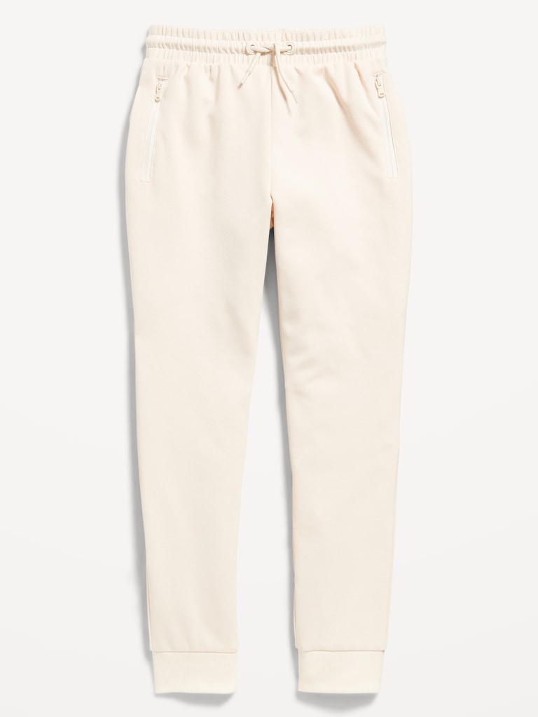 Slim High-Waisted Dynamic Fleece Joggers for Girls