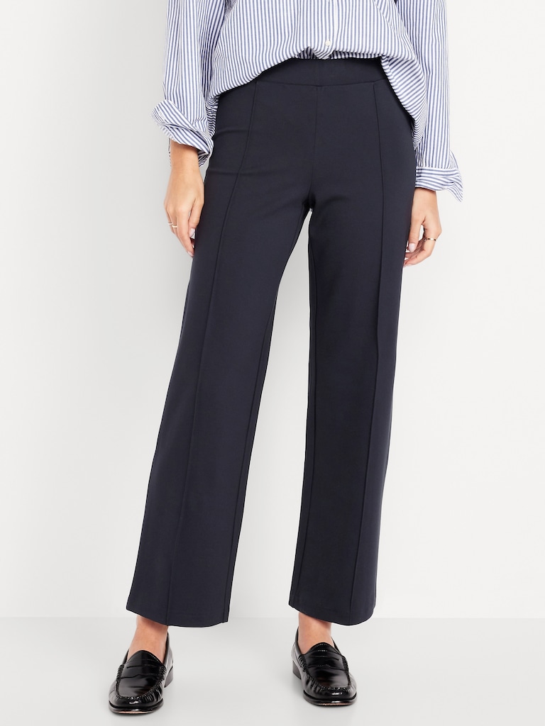 Extra High-Waisted Stevie Straight Pants