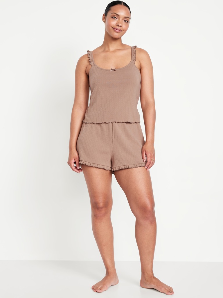 Pointelle Pajama Short Set