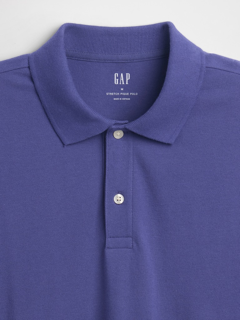 Stretch Pique Polo Shirt
