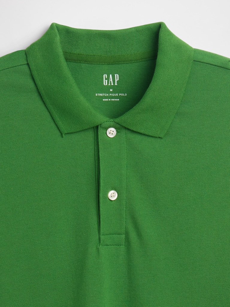 Stretch Pique Polo Shirt