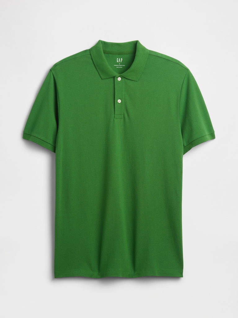 Stretch Pique Polo Shirt