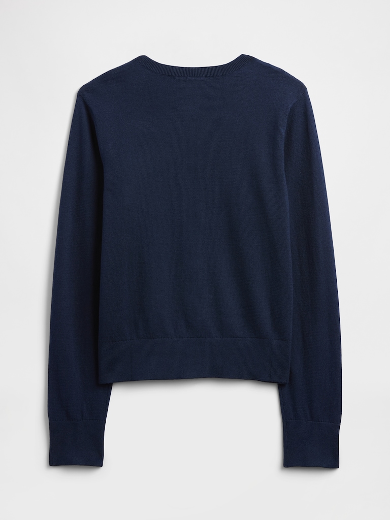 Kids Crewneck Cardigan